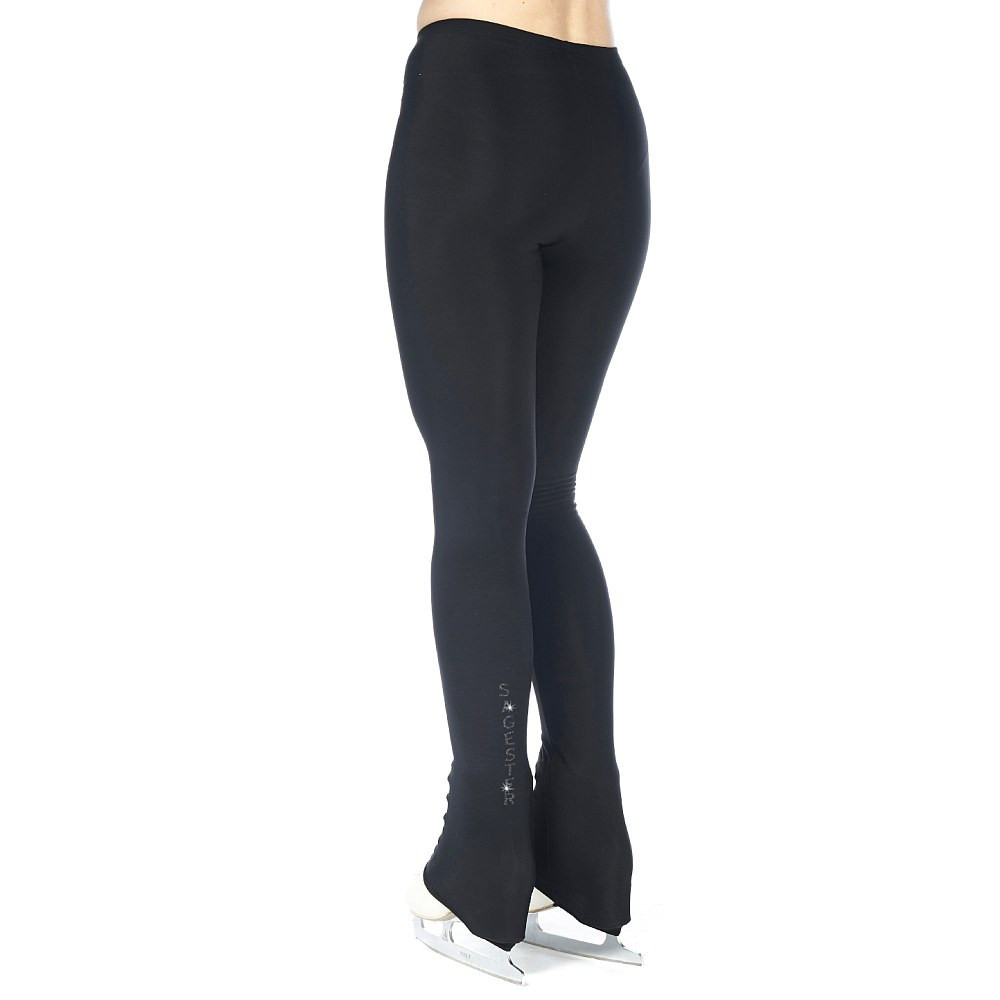 Sagester 435 Thermal Figure Skating Training Pants with Heel Cover