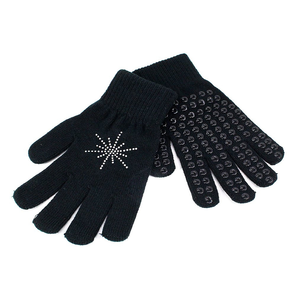 Graf Strass Stretching & Gripping Handschuhe, schwarz