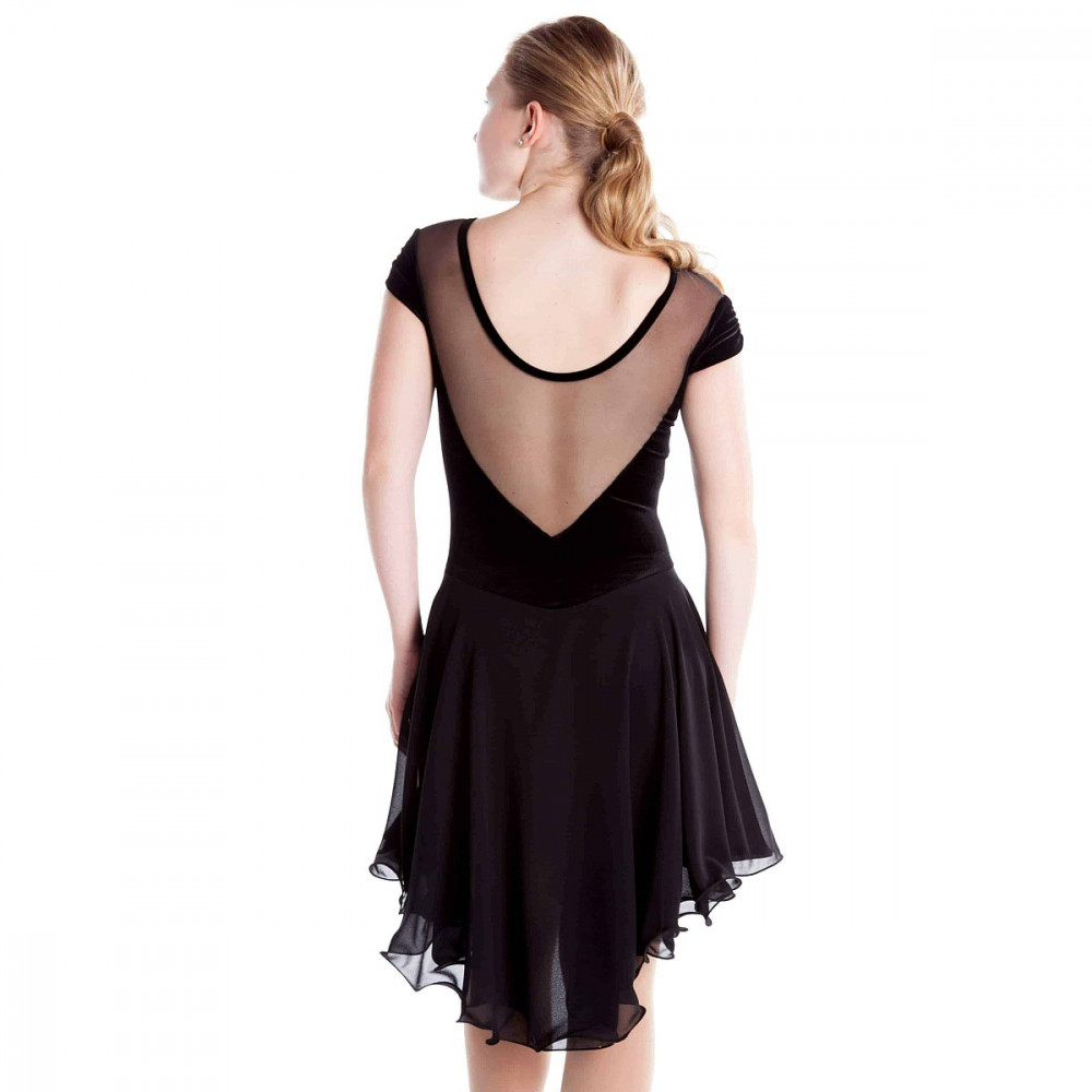 EliteXpression Eistanzkleid „Classic Black Dance Dress“, schwarz