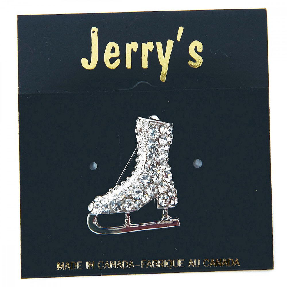 Jerry’s Crystal Skate Pin, clear